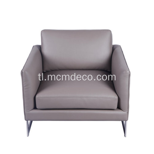 Modern Milo Baughman Leather Lounge Chair 1968